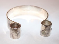 Armband vintage Armreif Denmark 925 Silber Modernist Design