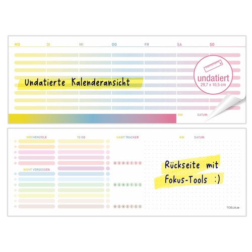 Bunter tischkalender - bunter,