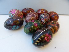 27493. Deko Ei Ostereier  Holz