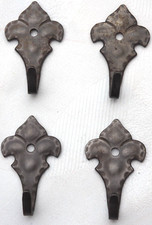 4x Haken Zierhaken rustikal Garderobenhaken Kleiderhaken Wandhaken #759 D1