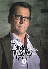 Ingo Naujoks, Originalautogramm, alte Autogrammkarte, u. a. "Morden im Norden"
