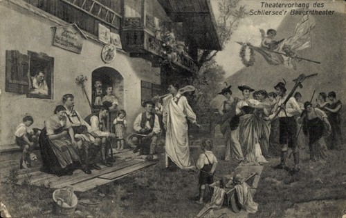 Theatervorhang des - ak,