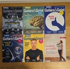 Gehirn Und Geist Magazine 5 Stück  + 1 Stück Psychologie Heute Compact Heft