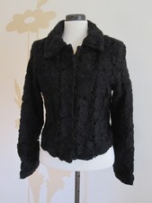 *ZARA*Jacke*Bolero*Spitze/Borte*edel*schwarz*Gr.S/34*NEU*OVP 60€*