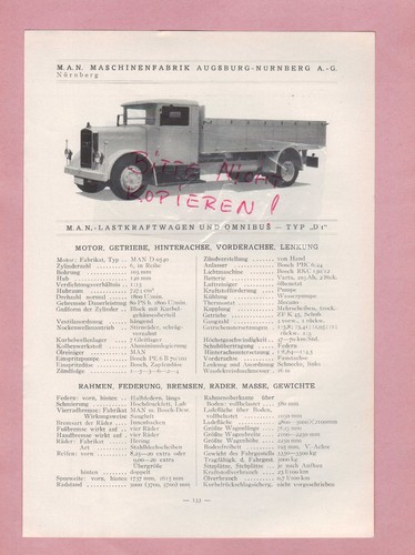Nürnberg typentafel 1934 - nÜrnberg,,