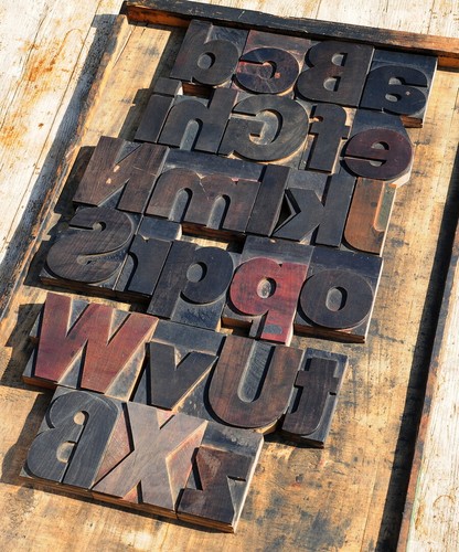 Mixed alphabet - a-z,