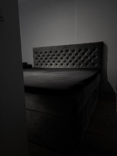 Boxspringbett Chester 200x 200cm mit Bettkasten / Doppelbett +Topper