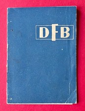 altes Mitgliedsbuch DFB