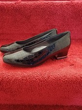 eleganter Lackschuh, schwarz