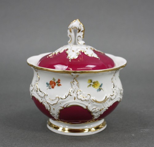 Meissen zuckerdose mokka - meissen,