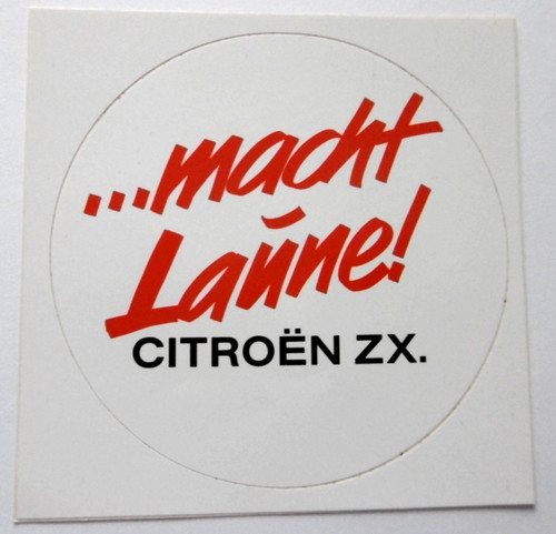 Werbe aufkleber citroen - citroen,