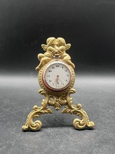 Alte Handaufzug Taschenuhr 800er Silber & Metall - F.4