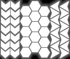 45x Reflektoraufkleber, Reflexsticker reflektierende Aufkleber weiß reflectic