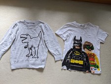 Set Bluse Pulli Dino T-shit Batman H&M Gr. 110 116 