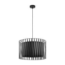 Moderne Pendellampe Schwarz