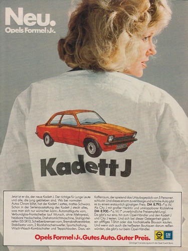 Opel kadett reklame - kadett,