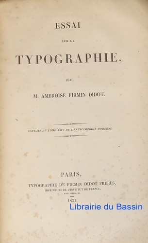 Essay über typografie - über, m