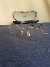 Vintage Ray Ban RB3694V JIM Brille Brillengestell Gold farbige Brillenfassung 