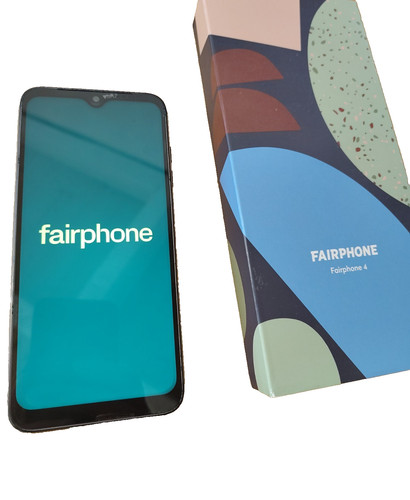 Fairphone grau 128 dual - 4,