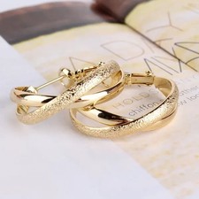 Ohrringe 18K Gold Vergoldet