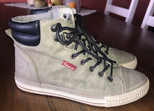 Venice Schuhe Boots Sneaker Damen Gr. 38 Grau Schnürung Leder 1.Hd. sehr gepfl.