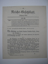 Reichsgesetzblatt von 1912 - von,