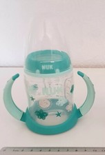 NUK Trinklernbecher 150ml Grün Trinkbecher Becher  Mit Henkeln Griffen