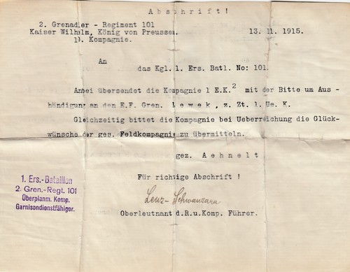übersendungsschreiben ek2 von - Übersendungsschreiben,