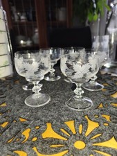 6er set antike portweingläser - set,