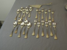 Versilbertes Kaffeebesteck