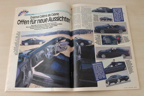 Auto bild 1993 opel - opel, calibra