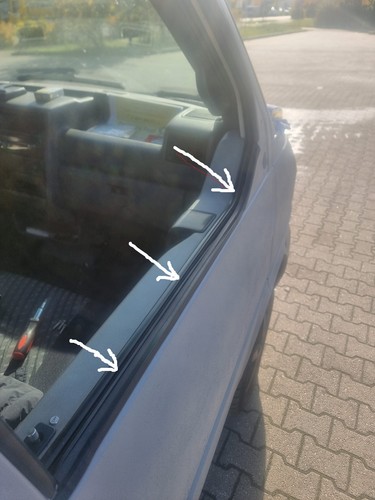 Fensterschachtabdichtung - vw, t4