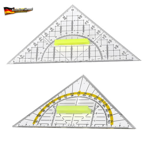 Geodreieck set stück - geodreieck,
