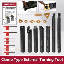 Drehmeißel Set 12x12mm 10x10 Drehstahl Klemmhalter Bohrstange Mit Wendeplatte DE