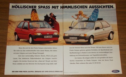 Seltene werbung ford - ford, fiesta
