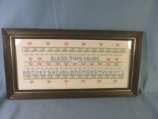 Kreuzstich Stickerei, Abzedar