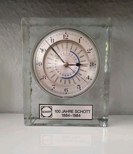 Schott glas weltzeituhr - schott,