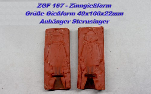 Zinngießform anhänger - zinngießform,