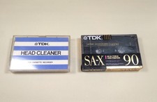 TDK SA-X 90  MC Kassette  1990 OVP  + Head Cleaner Reinigungskassette