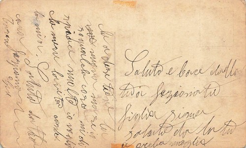 Vintage italienische postkarte - vintage,