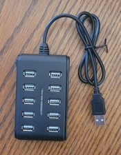 10 Port USB Hub  High Speed
