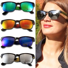 Brille bunt Regenbogen Sonnenbrille Horn-Brille Retro Nerd Leo Leopard Sonne