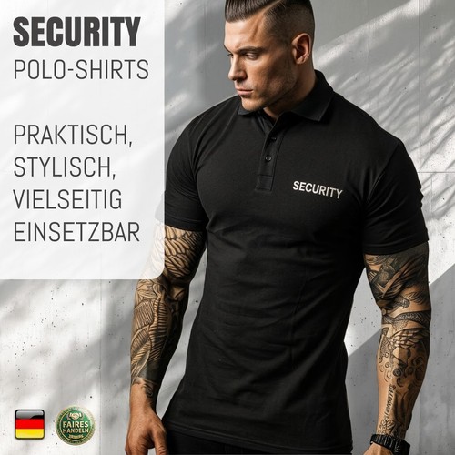 Security poloshirt herren - security,