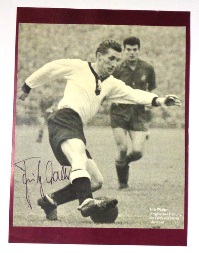 Autogramme fritz walter 1 - -,