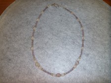 Amethyst/Rosenquarz-Kette