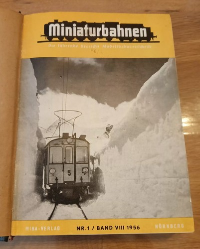 Miba miniaturbahnen sammelband - miniaturbahnen,