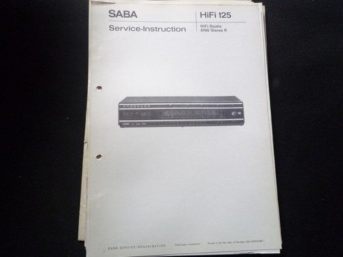 Original service manual - original,