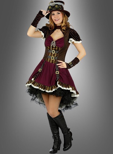 Steampunk lady kostüm - steampunk, hut