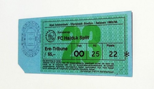 Used ticket ajax amsterdam - amsterdam,