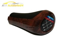 Schaltknauf Schaltknopf passt für BMW 3er 5er 6er X3 X5 Holzbraun 6-G